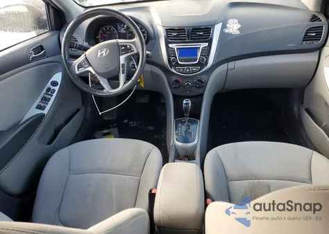 2014 Hyundai Accent Gls из США, поврежденный, VIN KMHCU5AE0EU168550